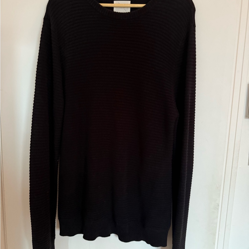 Saturdays New York City Black Crewneck Sweater